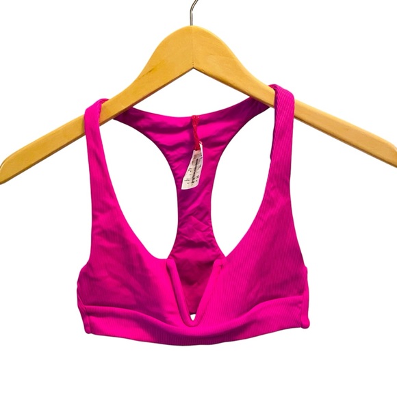 Summerful Swim Bralette Pink Ribbed - Picture 2 of 5